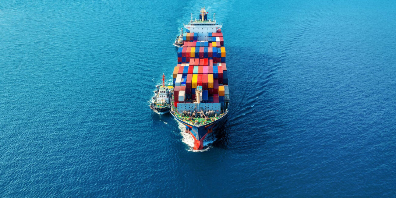 Aerial cargo view